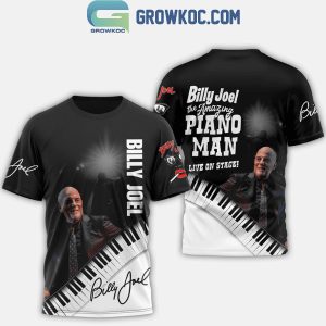 Billy Joel The Amazing Piano Man Live On Stage Hoodie T-Shirt