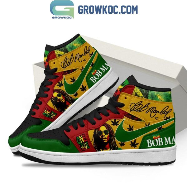 Bob Marley One Love Of Reggae Era Air Jordan 1 Shoes