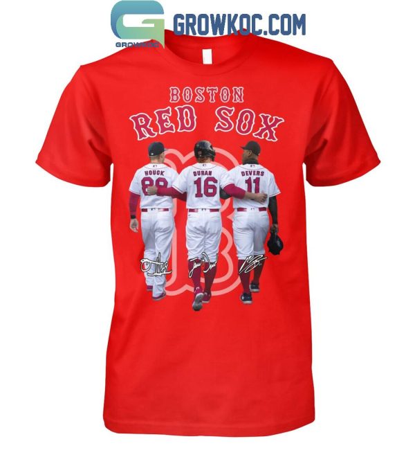 Boston Red Sox Baseball Legends Devers Duran Houck Fan T-Shirt