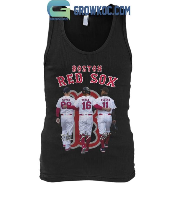 Boston Red Sox Baseball Legends Devers Duran Houck Fan T-Shirt