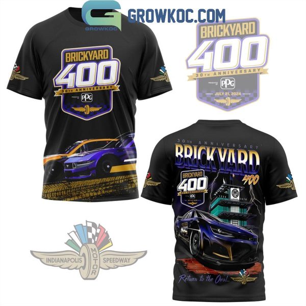 Brickyard 400 20th Anniversary Return To The Oval Hoodie T-Shirt