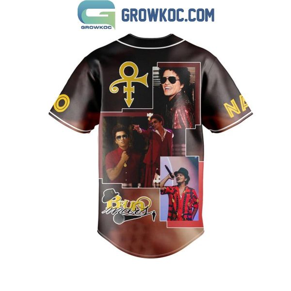 Bruno Mars 2024 Artist Fan Personalized Baseball Jersey
