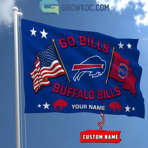 Buffalo Bills Go Bills 2024 Personalized Flag