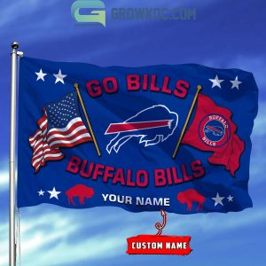 Buffalo Bills Go Bills 2024 Personalized Flag