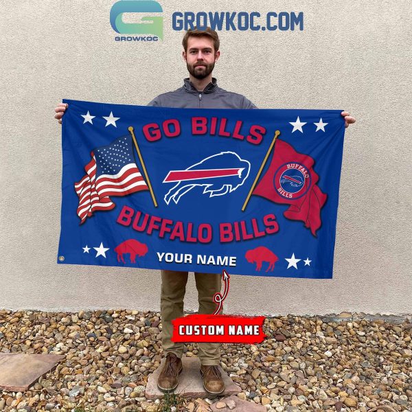 Buffalo Bills Go Bills 2024 Personalized Flag