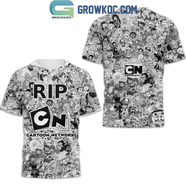 Cartoon Network RIP CN All Characters Hoodie T-Shirt