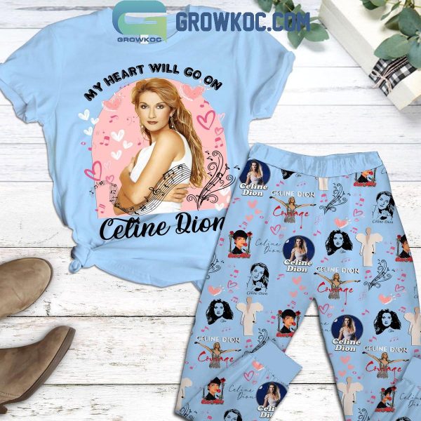 Celine Dion My Heart Will Go On Fleece Pajamas Set