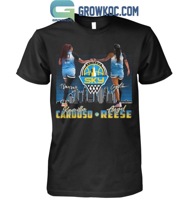 Chicago Sky WNBA Kamilla Cardoso Angel Resse T-Shirt