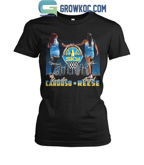 Chicago Sky WNBA Kamilla Cardoso Angel Resse T-Shirt