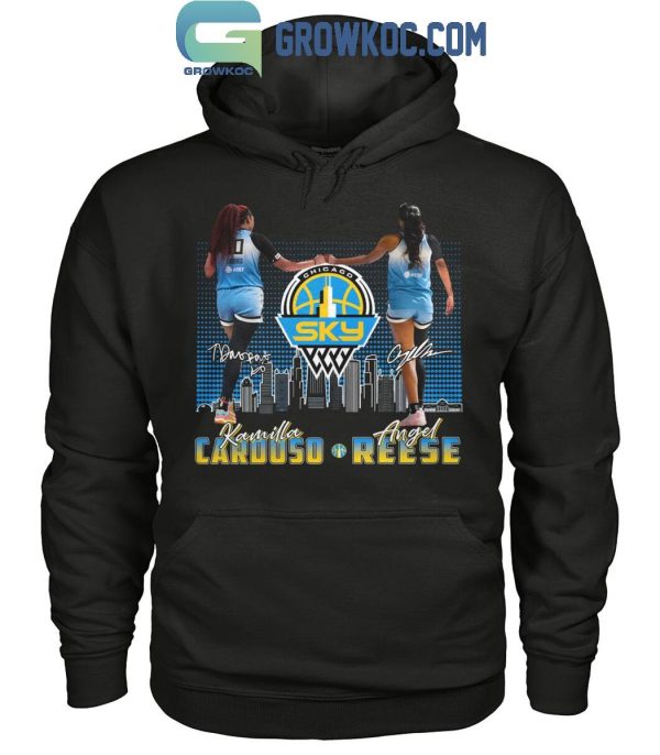 Chicago Sky WNBA Kamilla Cardoso Angel Resse T-Shirt