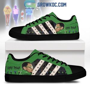 Chris Brown Pop Icon 111 Tour 2024 Stan Smith Shoes