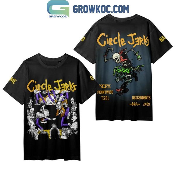 Circle Jerks With NOFX Pennywise TSOL Descendents Tour 2024 Personalized Hoodie T Shirt