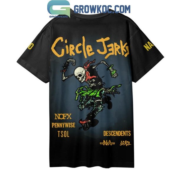 Circle Jerks With NOFX Pennywise TSOL Descendents Tour 2024 Personalized Hoodie T Shirt