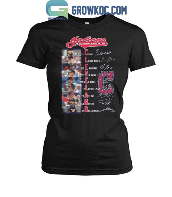 Cleveland Indiana Baseball Team True Starting Squad T-Shirt