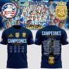 Argentina True Champions Of Copa America 2024 Hoodie T-Shirt