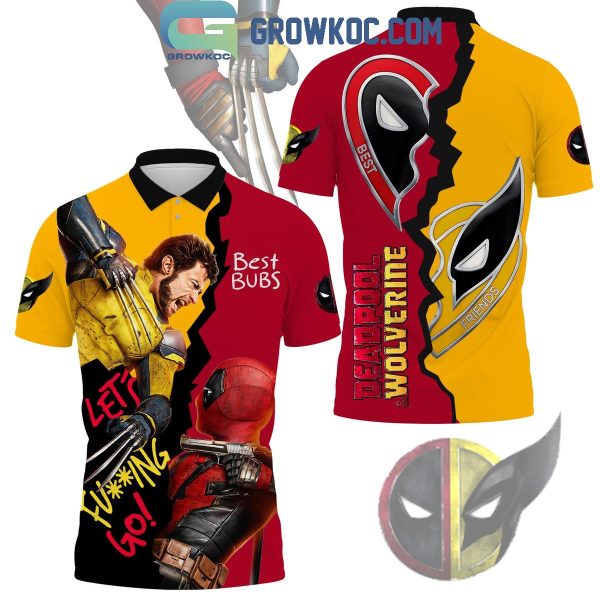 Deadpool And Wolverine Best Bubs Polo Shirt