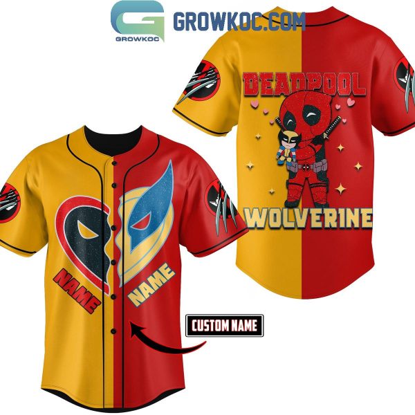 Deadpool And Wolverine True Love 2024 Personalized Baseball Jersey