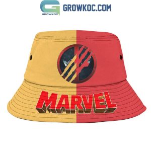 Deadpool Wolverine Dream Team Marvel Bucket Hat