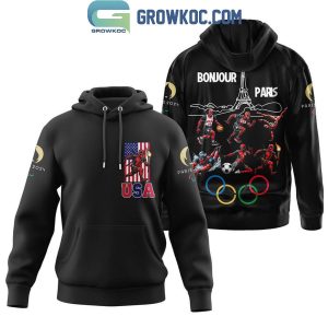 Deadpool X-Men Team USA Paris Olympic 2024 Hoodie T-Shirt
