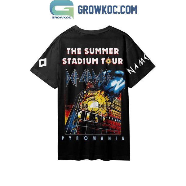 Def Leppard The Summer Tour 2024 In Stadium Personalized Hoodie T Shirt