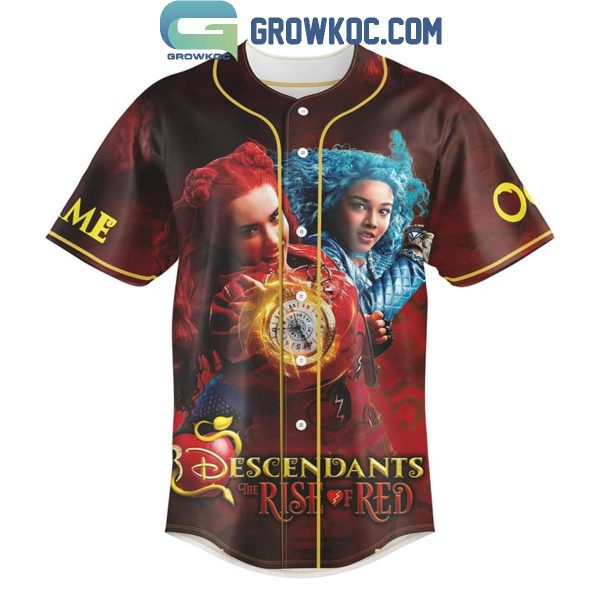 Descendants The Rise Of Red Disney Movies Personalized Baseball Jersey