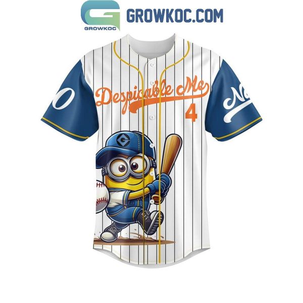 Despicable Me 4 Dream Team Winning Star Personalized Baseball Jersey