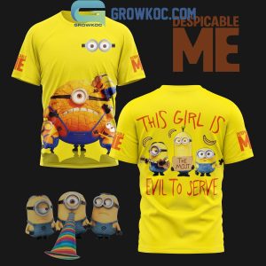 Despicable Me 4 Minions This Girl Is Evil To Serve Hoodie T-Shirt