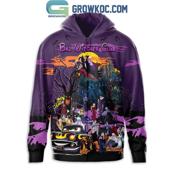 Disney Bad Witches Club Halloween Hoodie T Shirt