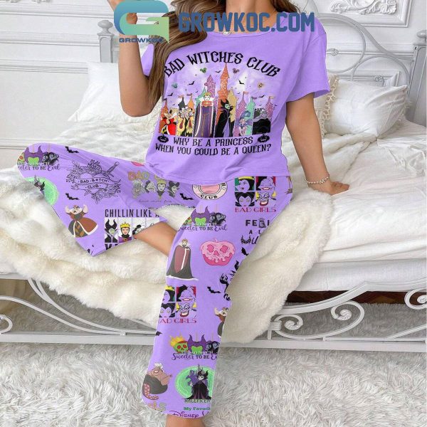 Disney Bad Witches Club Villains Fleece Pajamas Set