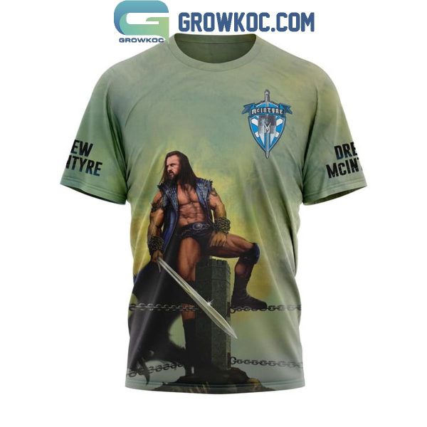 Drew McIntyre Kneel To The Steel WWE Hoodie T Shirt