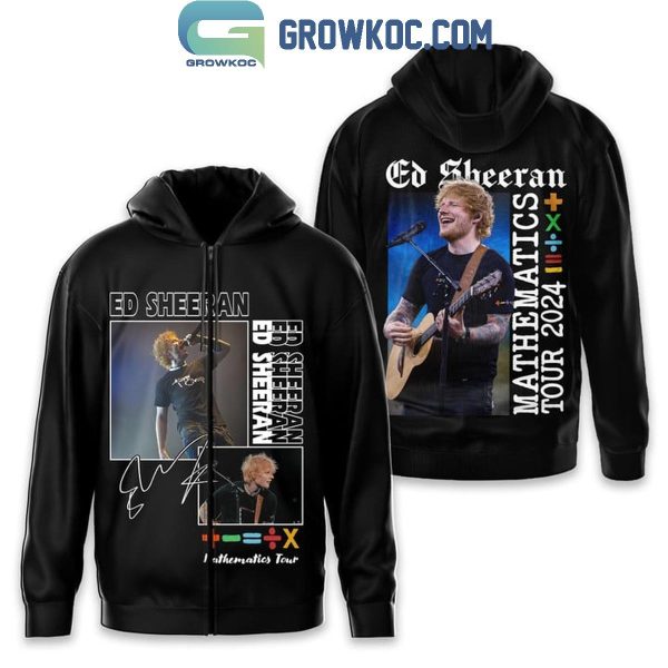 Ed Sheeran 2024 Mathematics Tour Hoodie T Shirt