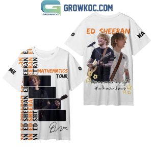 Ed Sheeran Kiss Me Under The Starlight Personalized Hoodie T Shirt