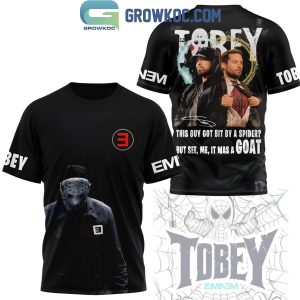 Eminem Tobey This Guy Got Bit By A Goat Not A Spider Fan Hoodie T-Shirt