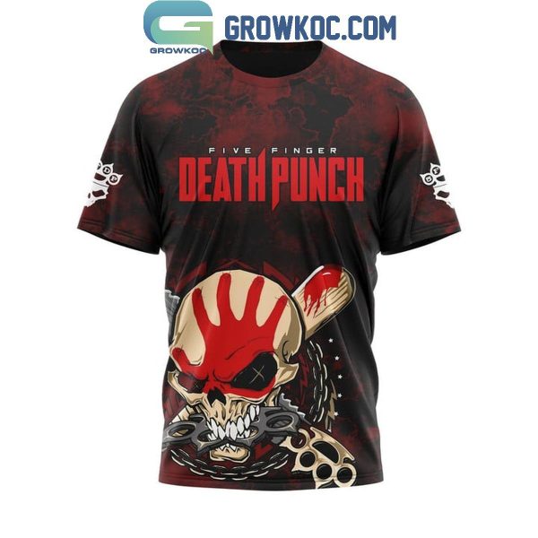 Five Finger Death Punch Tour 2024 With Schedule Hoodie T Shirt