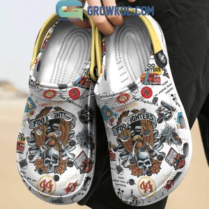 Foo Fighters Waited here For You Everlong Personalized Crocs Clogs