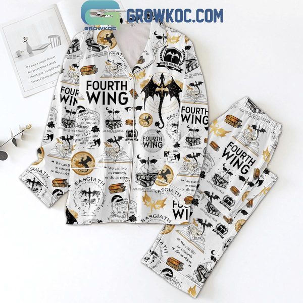 Fourth Wing Revolution Fly Or Die Polyester Pajamas Set