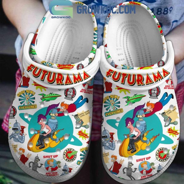 Futurama Good News Everyone Crocs Clogs