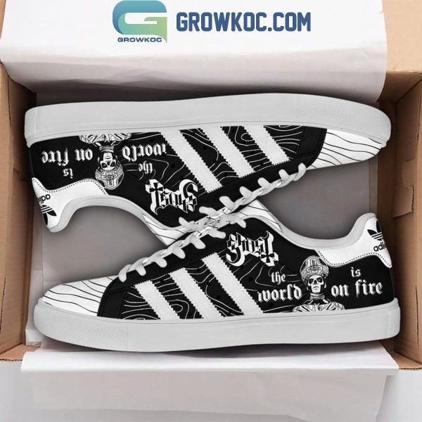 Ghost The World Is On Fire Fan Stan Smith Shoes