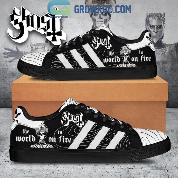 Ghost The World Is On Fire Fan Stan Smith Shoes