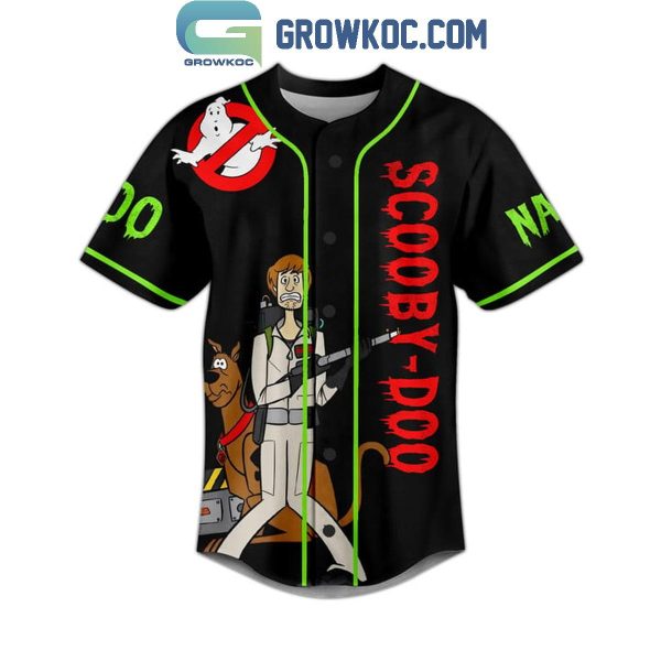 Ghostbusters Scooby-Doo I Doo Afraid Of Ghost Personalized Baseball Jersey