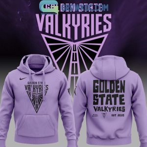 Golden State Valkyries WNBA 2024 Lavender Hoodie T-Shirt