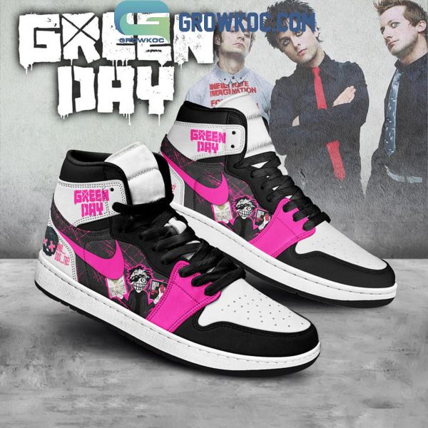 Green Day America Idiots Brain Stew Air Jordan 1 Shoes