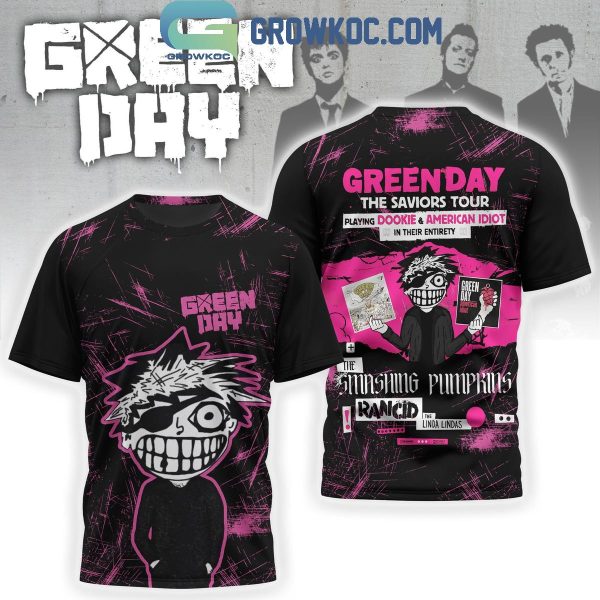 Green Day The Smashing Pumpkins The Saviors Tour Hoodie T-Shirt