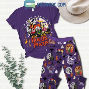 Hocus Pocus It’s Just A Bunch Of Halloween Fleece Pajamas Set