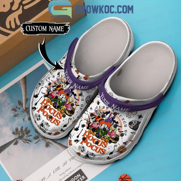 Hocus Pocus It’s Just A Bunch Of Magic Personalized Crocs Clogs