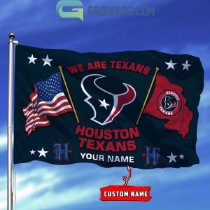 Houston Texans We Are Texans 2024 Personalized Flag