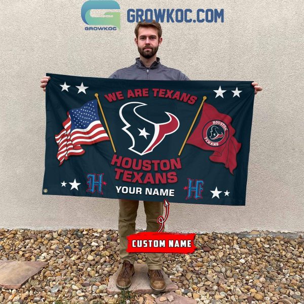 Houston Texans We Are Texans 2024 Personalized Flag