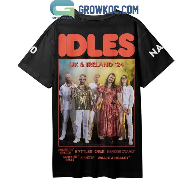 Idles UK And Ireland Tour 2024 Personalized Hoodie T Shirt