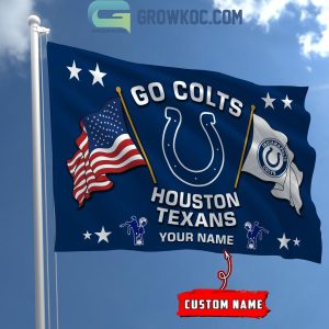 Indianapolis Colts Go Colts 2024 Personalized Flag