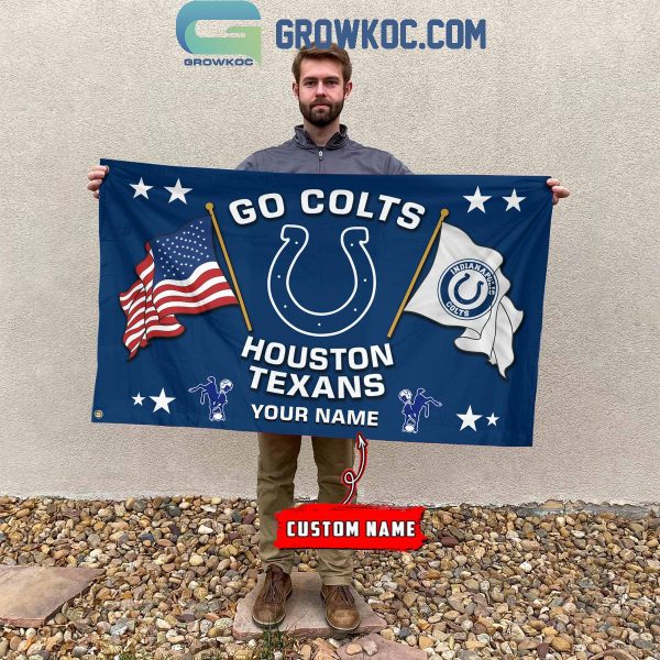 Indianapolis Colts Go Colts 2024 Personalized Flag